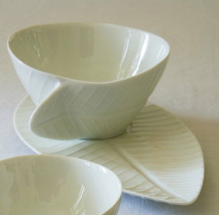 Tasse et soucoupe déjeuner Bananier