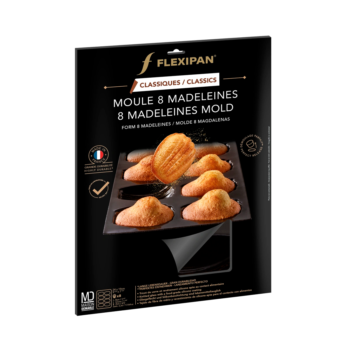Moule 8 Madeleines Flexipan